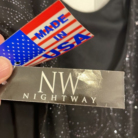 NWT Beautiful Sparkly Dress for a night out. Swoop back - Picture 11 of 14